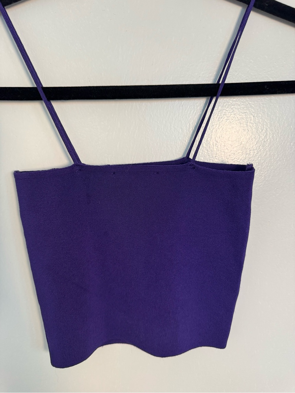Mango Deep Purple Cropped Button Cardigan - Picture 14 of 15